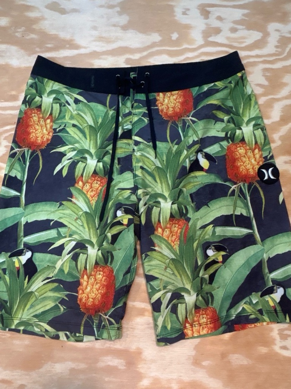 Hurley Phantom Costa Rica Toucan Board Shorts Size 30